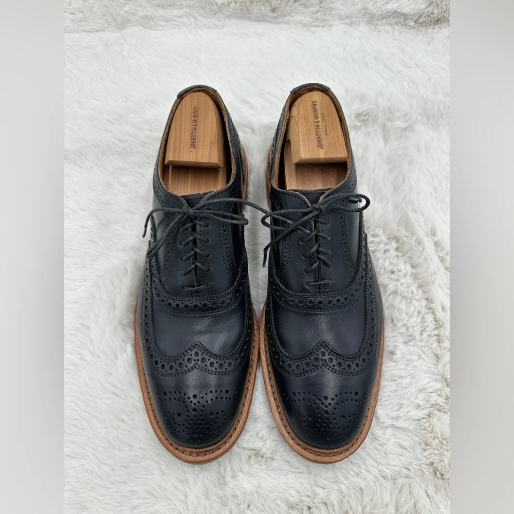 Allen Edmonds‎ McTavish Oxford Wingtip black Leather Brogues Dress Shoe size 11